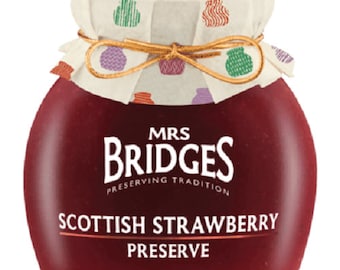 Mrs Bridges Confettura di fragole scozzese 340g