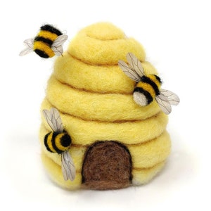 The Crafty Kit Company &#39;Bee Hive&#39; Needle Felting Kit