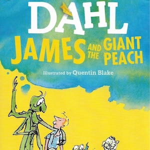 James and the Giant Peach by Roald Dahl Paperback Book