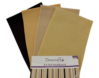 Dovecraft A4 Multiple Pack - Naturals