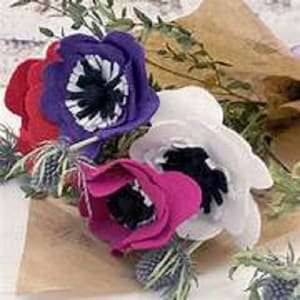 The Crafty Kit Company &#39;Anemones&#39; Felt Craft Kit