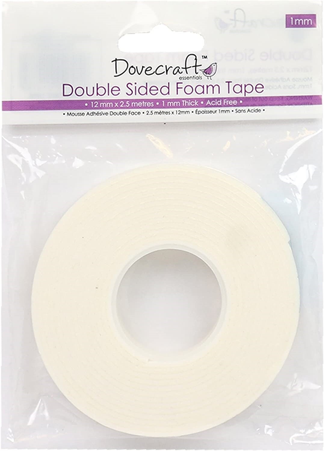 Sticky Foam Pads Double Sided Adhesive 5mmx5mmx1mm Sheet 440 Crafts 3D 