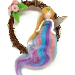 The Crafty Kit Company &#39;Summer Fairy Wreath&#39; Needle Felting Kit