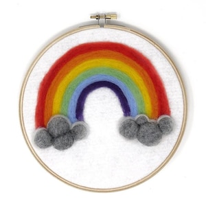 The Crafty Kit Company &#39;Rainbow of Hope&#39; Needle Felting Kit