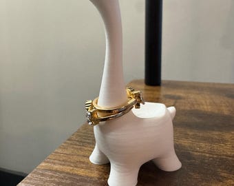 3D Printed Dinosaur Ring Holder | Minimalist Desk Decor