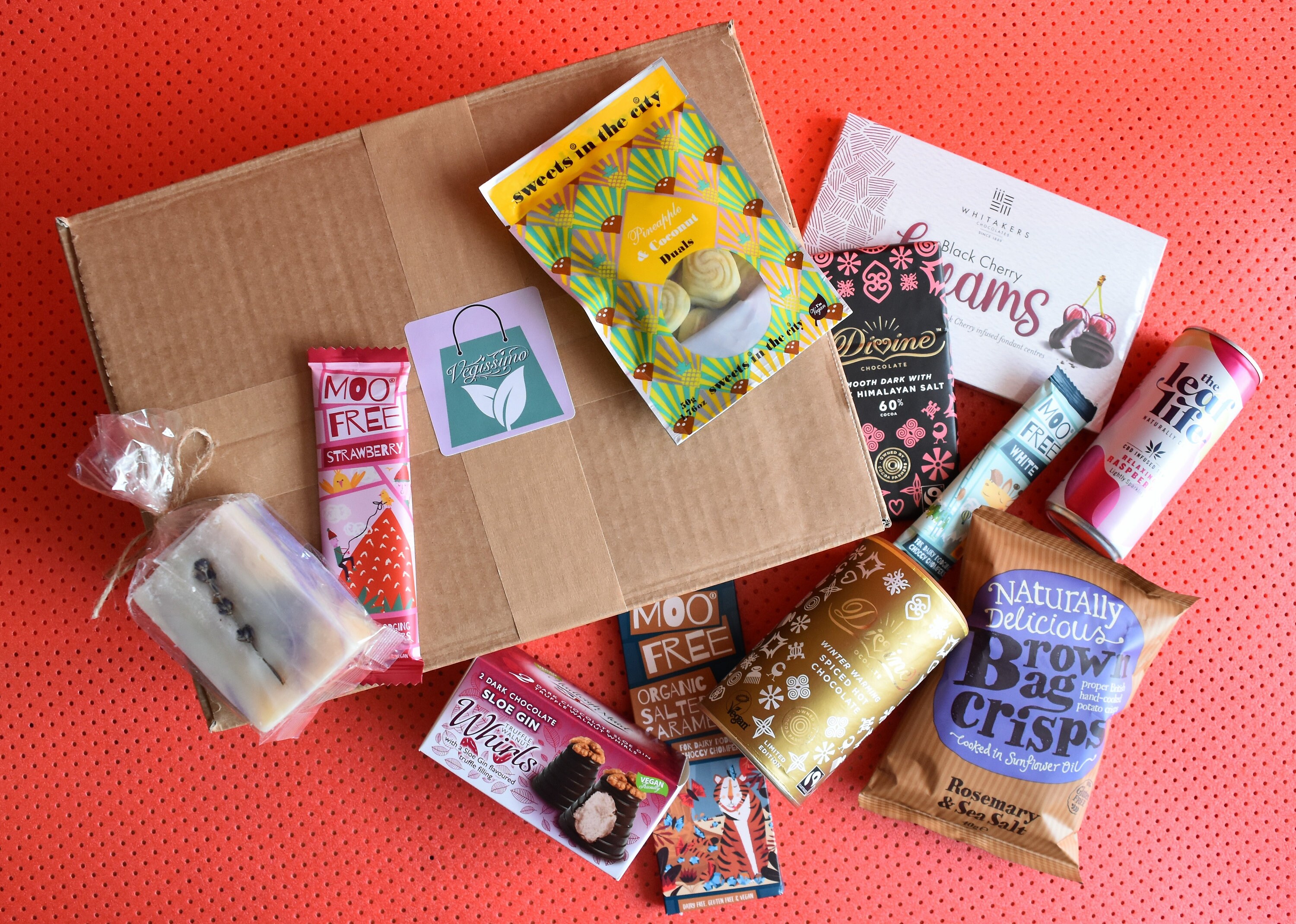 Plantbased gift box dairy and gluten free snacks vegan Etsy