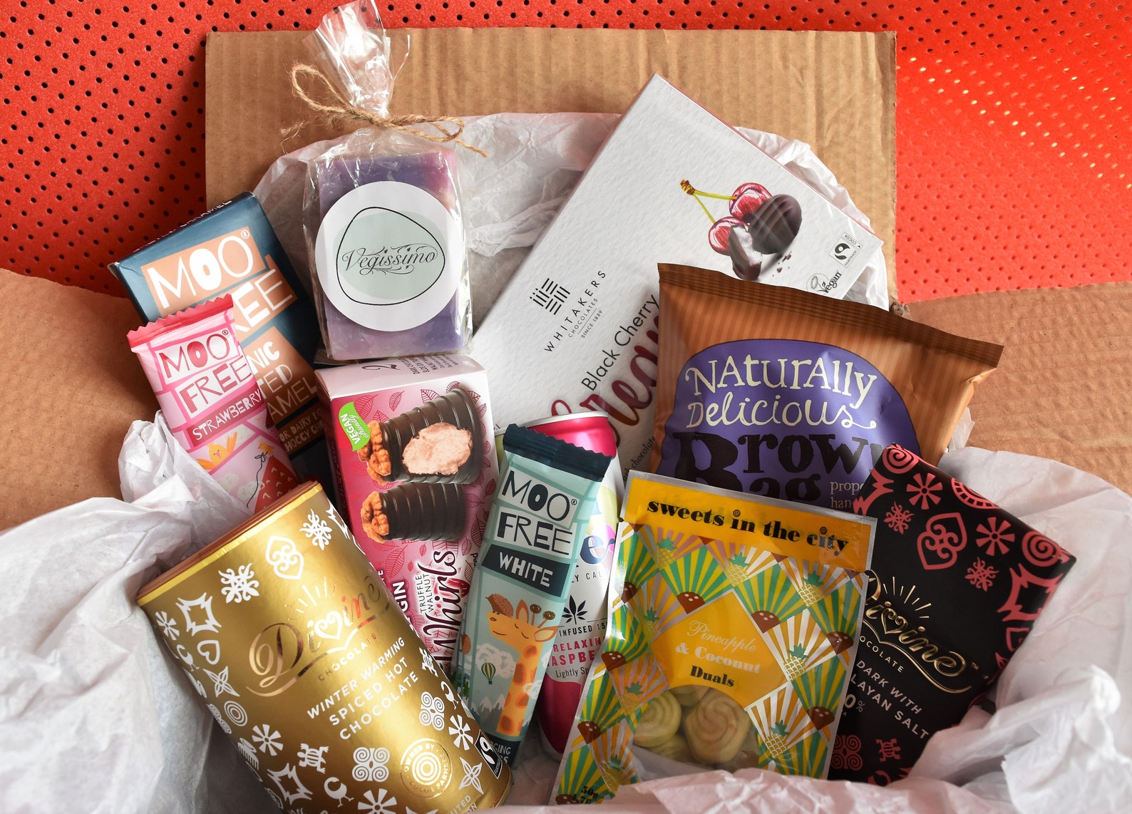 Plantbased gift box dairy and gluten free snacks vegan Etsy