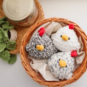 Chicken Crochet Pattern - Cute Chicken Amigurumi - PDF Crochet Pattern - Crochet Hen - Cute Crochet - Animal Amigurumi - Chicken Plushie