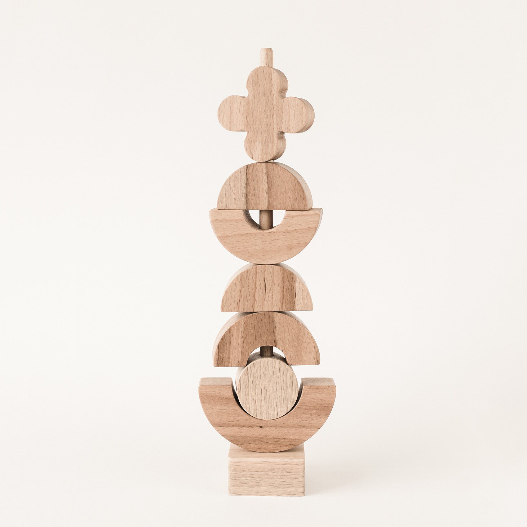 Wooden Stacking Toy Open Ended Toys Montessori Toys Baby Etsy