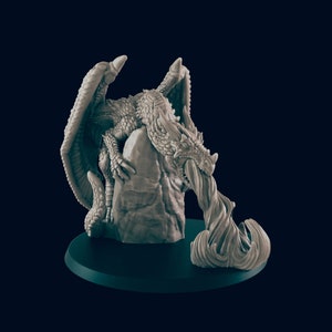 Young dragon miniature for tabletop RPGs