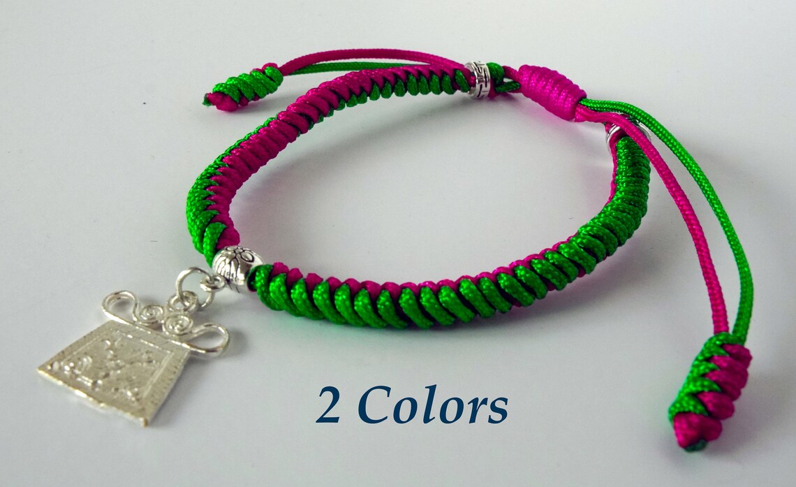 Unisex Customized Hmong/tibetan Inspired Bracelet for Blessing
