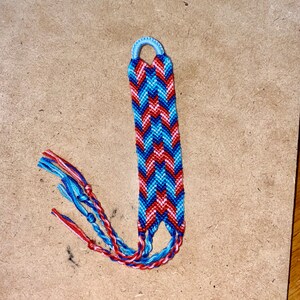 Distorted Chevron Friendship Bracelet