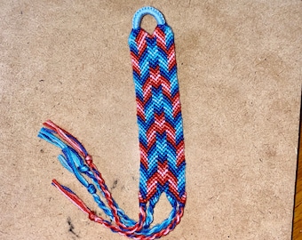 Distorted Chevron Friendship Bracelet