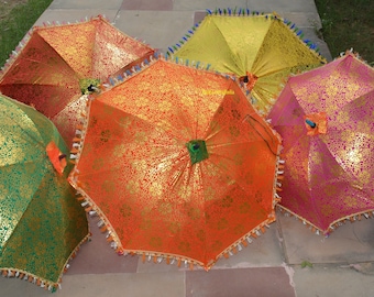 Sale On Decorative Umbrellas For Indian wedding Decor MehndiChristmas Party Diwali Decorations Parasol Sun protection Wedding Umbrellas
