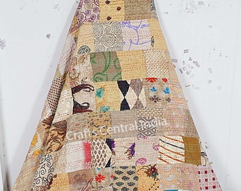 Edredón de retazos bohemio Edredón Kantha Edredones vintage hechos a mano Ropa de cama tamaño king Boho Manta Colcha Acolchado Edredones hippies a la venta