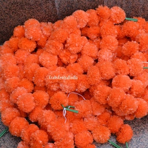 Ghirlanda di calendula artificiale del festival dell'altare del giorno dei morti per principianti, Dia de Los Muertos, Ofrenda, Cempasuchil, Decorazione di Halloween