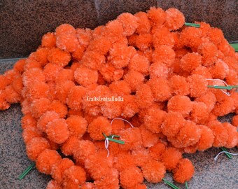 Day of the Dead Altar festival artificial Marigold Garland for Beginners, Dia de Los Muertos, Ofrenda, Cempasuchil, Halloween Decor