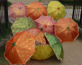 5 PCs Decorative Umbrellas For Indian wedding decor Diwali Decor Christmas Decoration Mehndi Decor Halloween Event Party Backdrop Haldi
