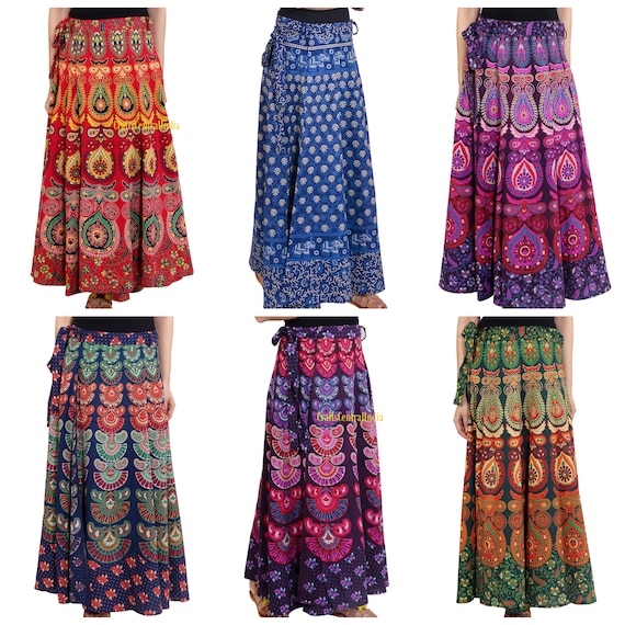 Indian Handmade Cotton Skirts Indian Cotton Maxi Cotton Skirt Summer Cotton Skirt Summer Skirts Indian Skirt Indian Skirts Women Skirt Etsy UK