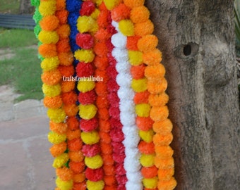Marigold garlands FROM MEXICO for Day of the dead, Dia de Los Muertos altar. Day of the dead decor ofrenda *US seller
