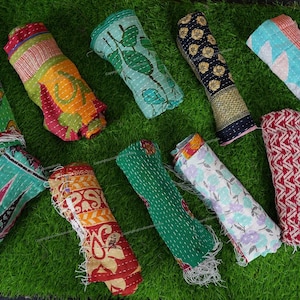 Lote al por mayor de bufandas de algodón kantha, prendas preciosas para regalar.