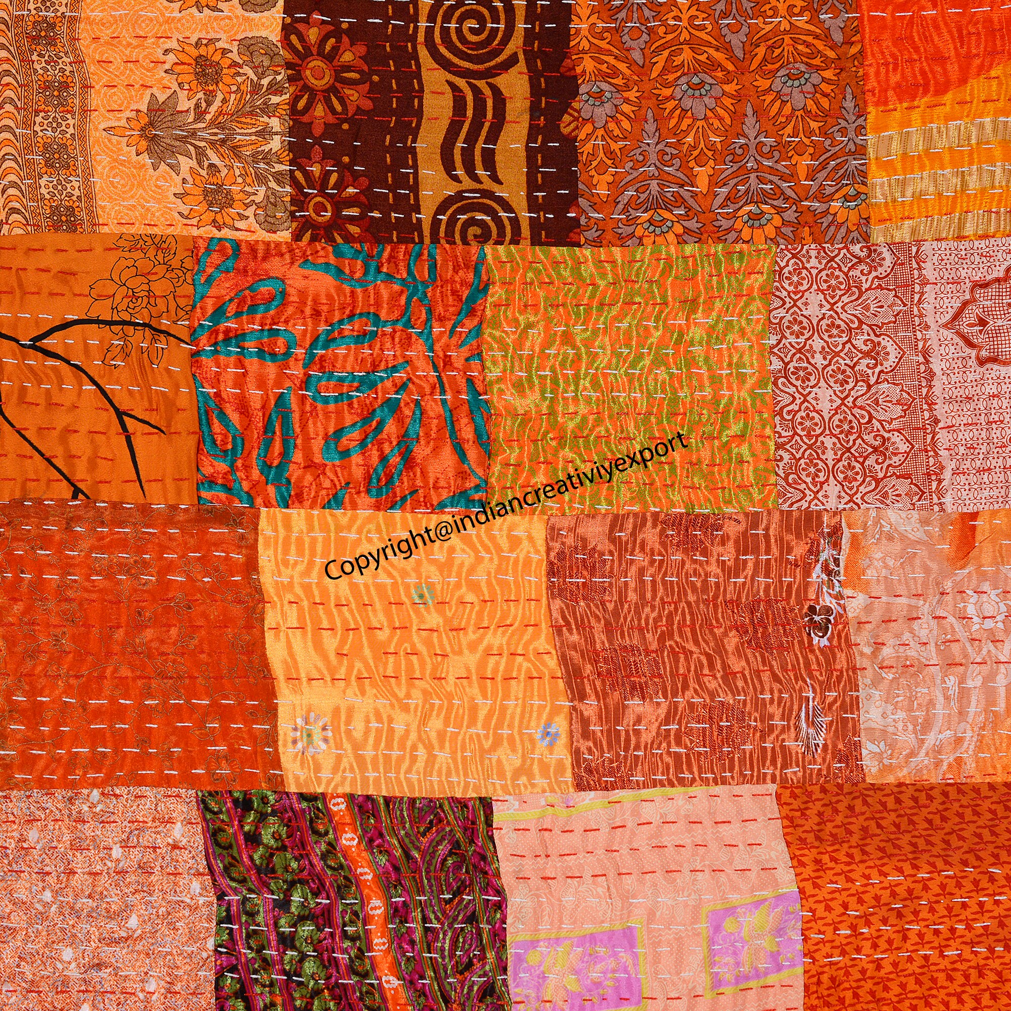 Bohemian Quilts For Sale Patchwork Quilt Kantha Quilt Handmade Etsy