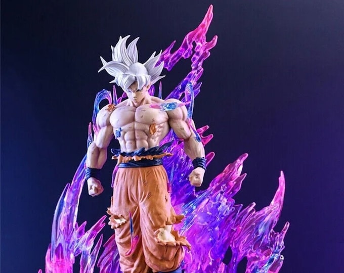 Dragon Ball Statue Collectable 38cm Lead Lights 2 Extra Heads New Model
