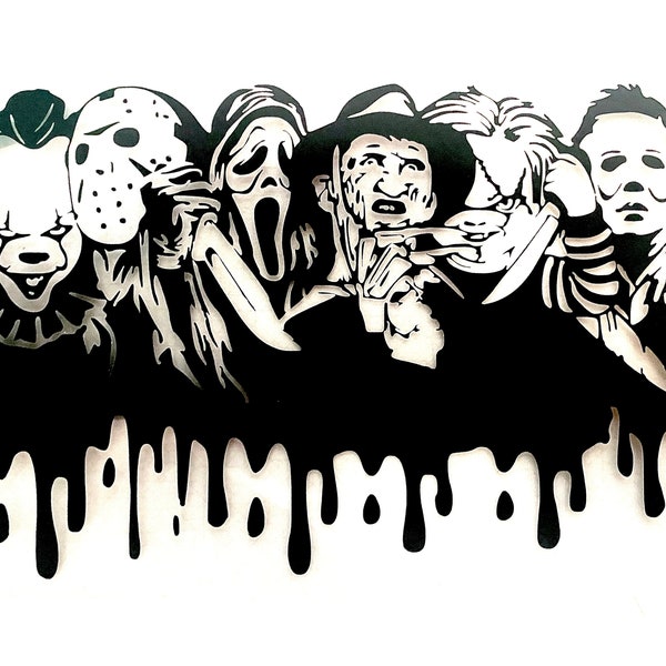 Horror | Squad | Friends | Halloween | Permanent | Vinyl Decal