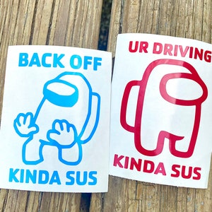 Among Us U Sus, Among Us Decal, Among Us Car Sticker