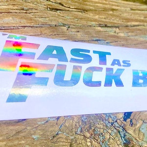 Fast AF Boi Decal - Etsy