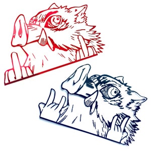 Anime | Boar | Inosuke | Waterproof | Vinyl Decal