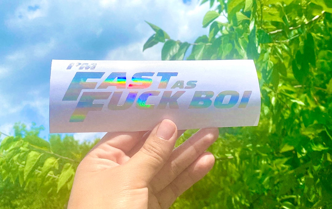 Fast AF Boi | Decal - Etsy