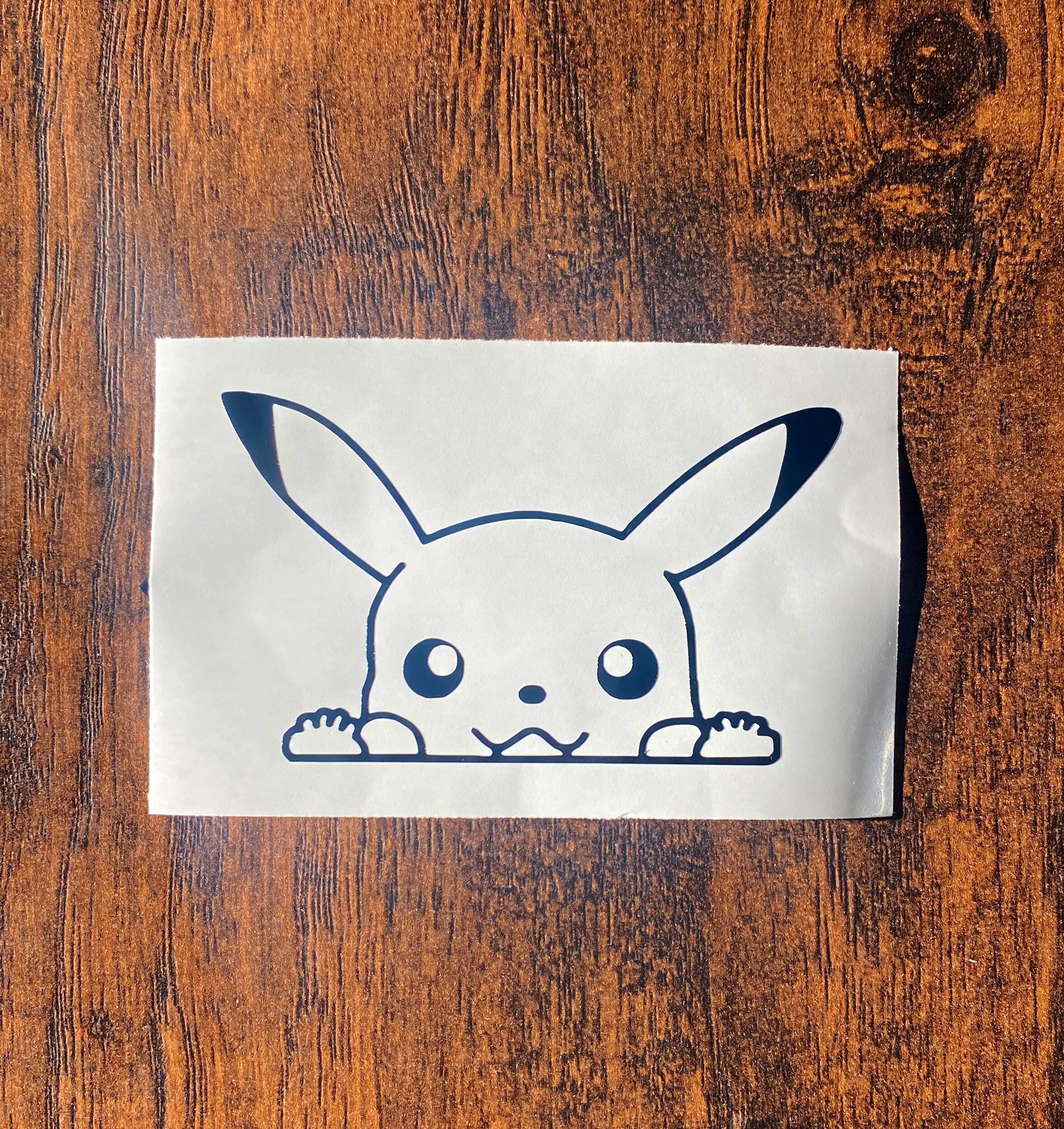 Surprised Pikachu Meme Vinyl Sticker Meme Water Bottle, Laptop, Phone,  Hydro Water Resistant Fun