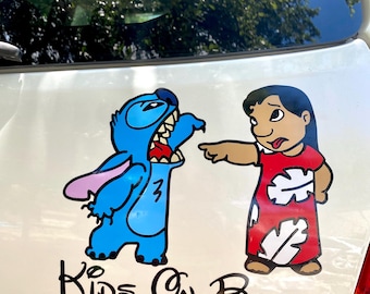 Lilo | Stitch | Kids On Board | Layered Decal