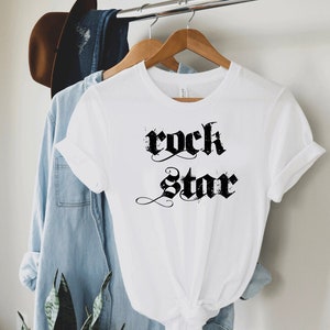 Rock Star TShirt, Rock Star T-Shirt, Heavy Metal, Rock Fan Geschenk, Rock and Roll Hoodies, Vintage, Retro, Musik Tees, Rock Liebhaber