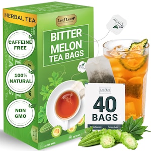Bitter Melon Herbal Tea: Wellness & Digestion, 40 Bags