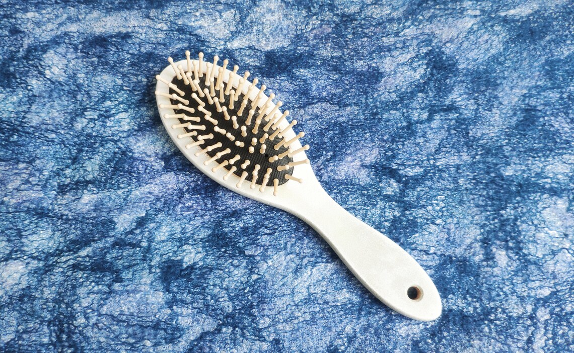 Handmade Hair Comb with Funny Owl Decorative Wooden Hairbrush Etsy