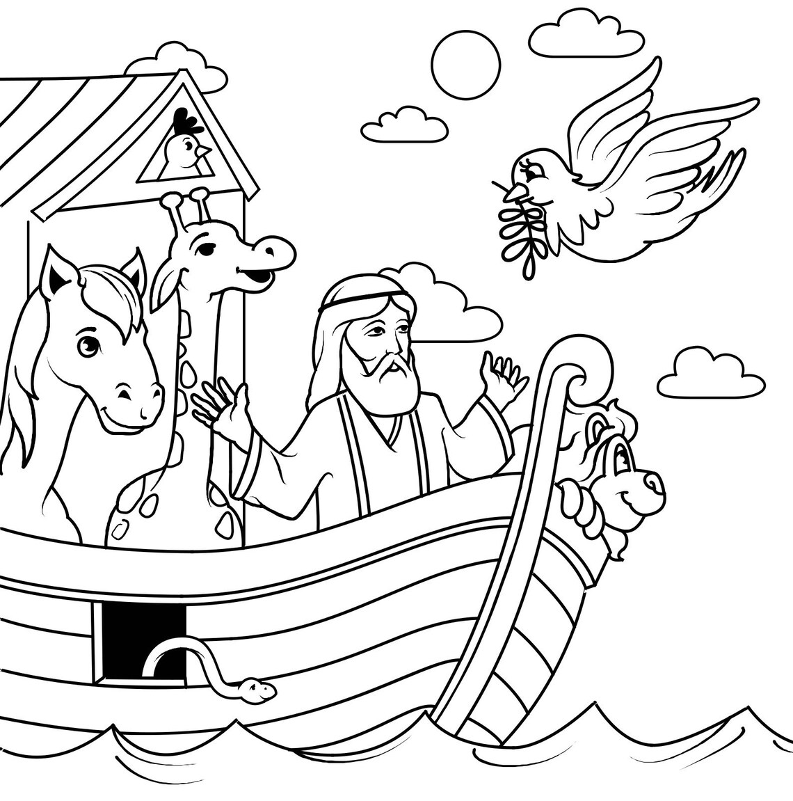 Download 18 Page Kids Bible Coloring Book for Easter PDF 8.5 x 11 ...