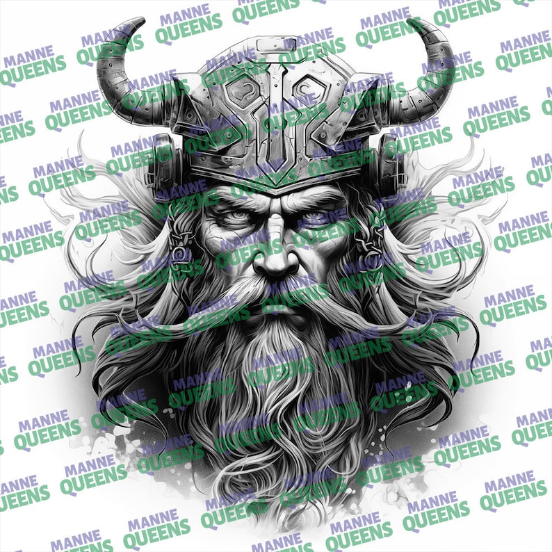 Hommes Viking Hoodies Casual Viking Warrior Tattoo 3D Imprimé À Manches