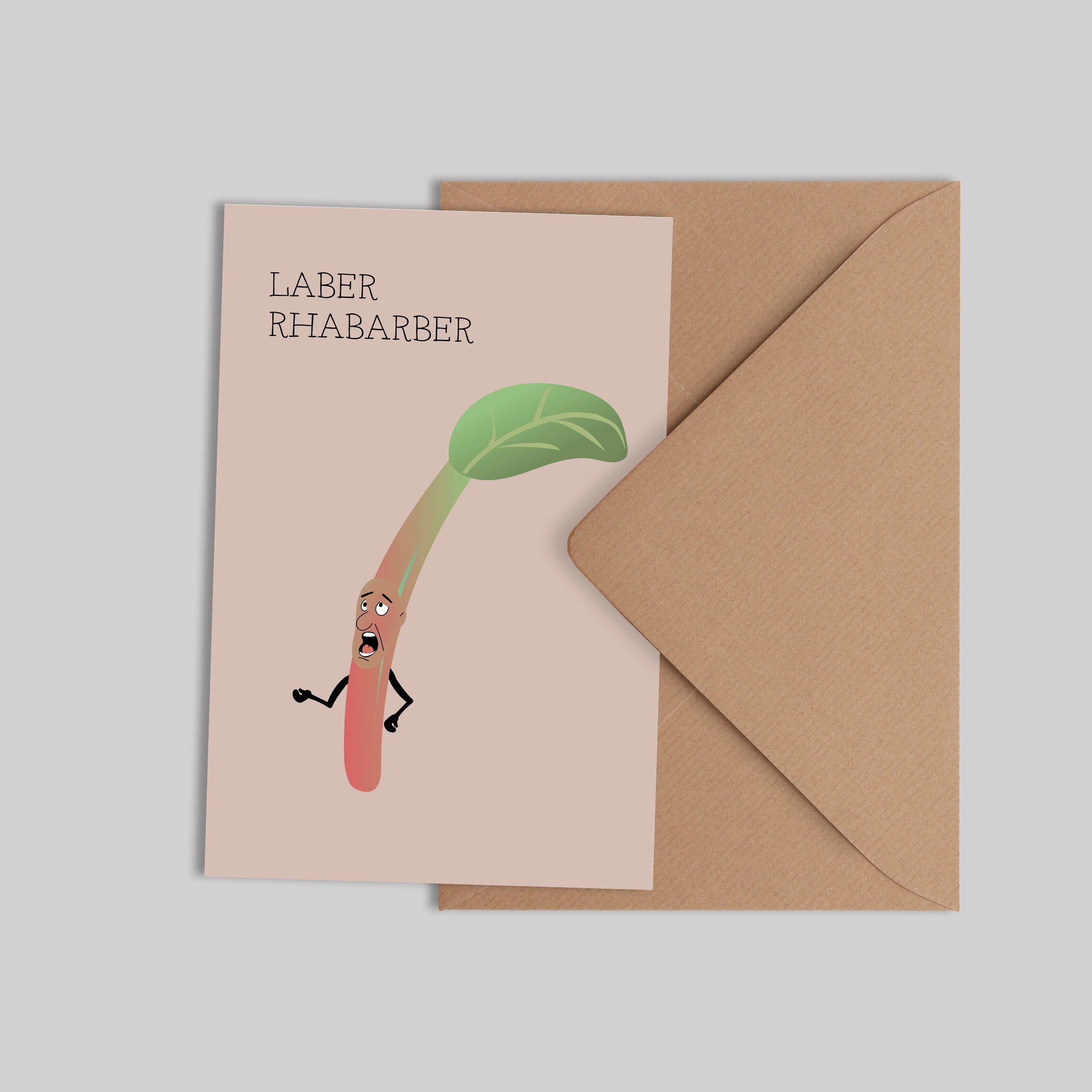 Laber Rhabarber Karte Grußkarte Postkarte - Etsy.de