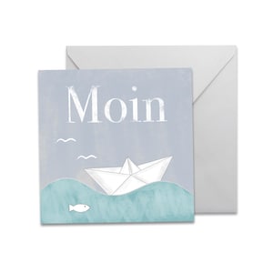 Moin Karte Grußkarte Postkarte