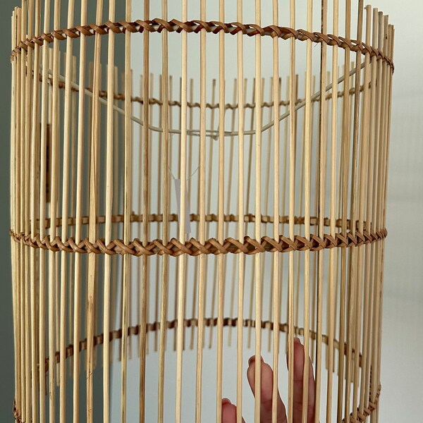 Bamboo Lampshade Etsy UK
