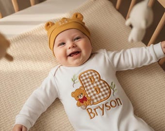 customized  Baby boy footie baby clothing