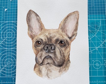 Custom Watercolour Pet Portrait 5x7"