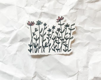 Aesthetic Flower Sticker