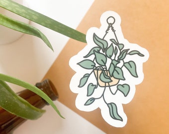 Cute Hanging Plant Sticker