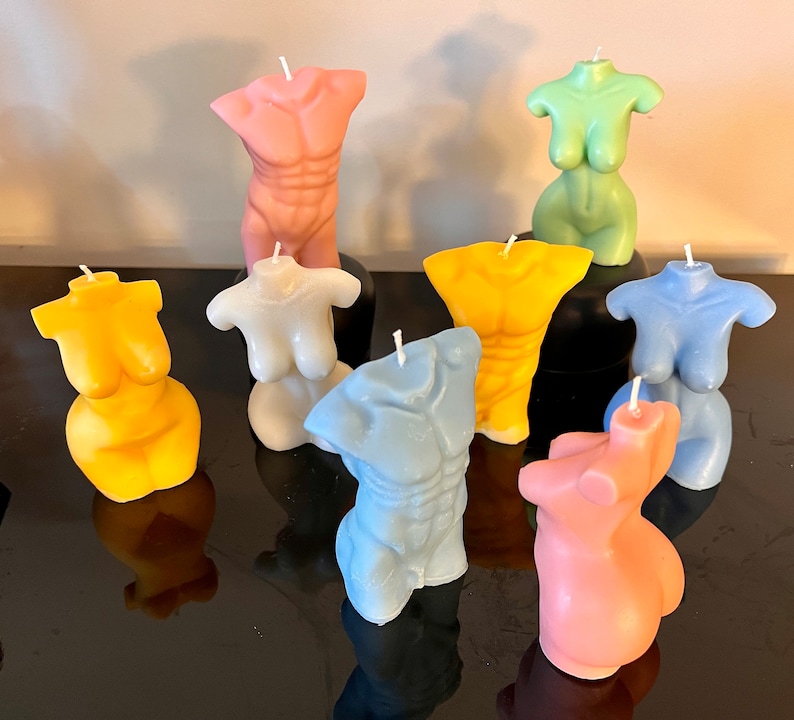 Body Candles Female Candle Woman Body Shape Female Body Etsy