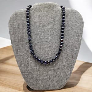 Out of Stock * Black Freshwater Pearl Choker for Men, Black Pearl Necklace for Men, Trendy Pearl Necklace, Mens Jewelry. Unisex