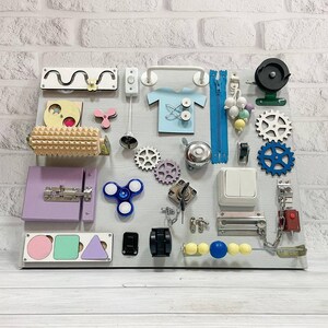 Extra large busyboard 50x40cm, Toddler Busy Board, Montessori Board, Activity Board, Toddler Gift, Montessori toy, Christmas toddler gift