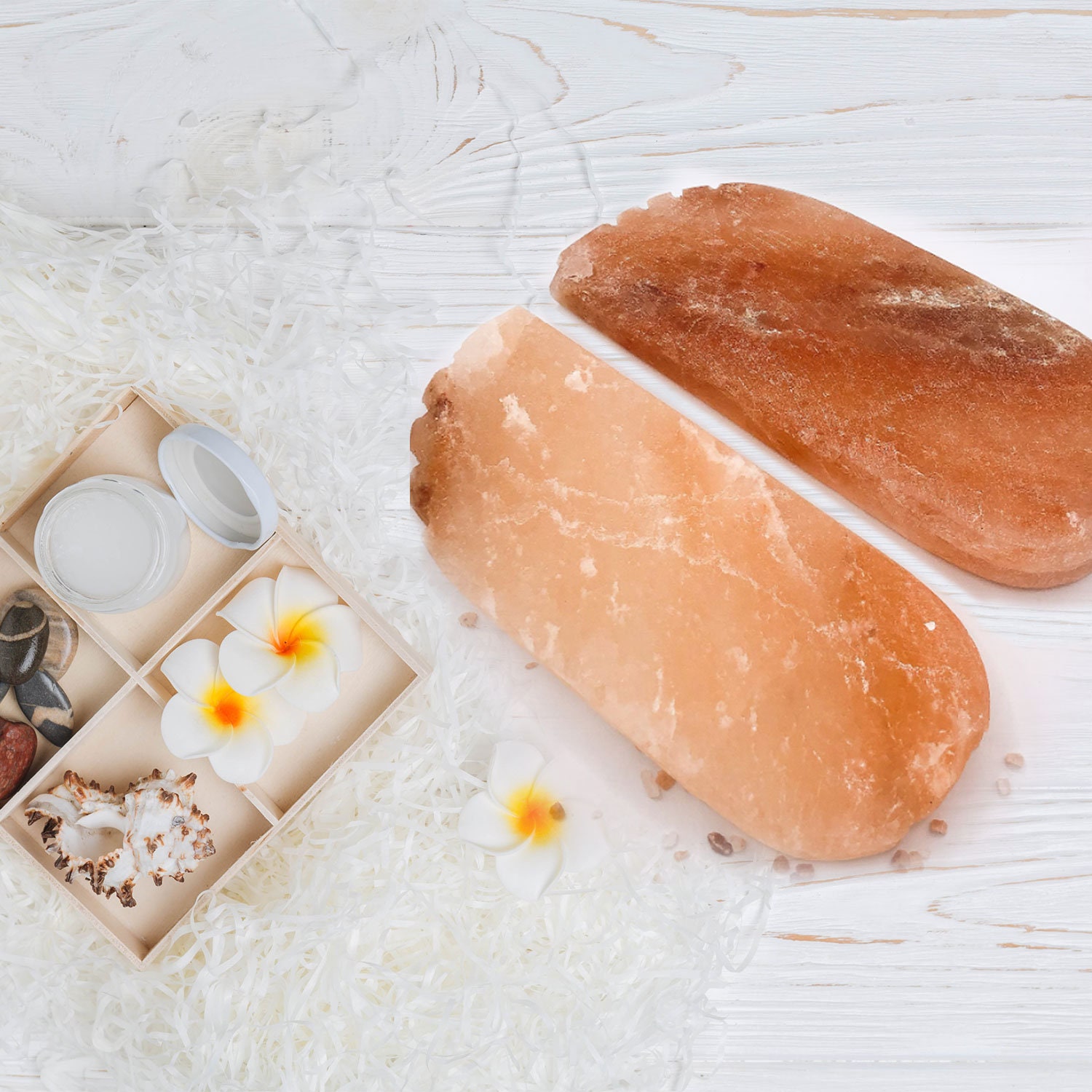 Himalayan Salt Detox Foot Blocks Set of 2 10l X Etsy
